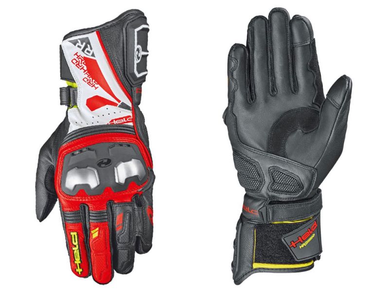 Held Akira RR Sport Motorradhandschuhe (schwarz / weiß / rot)-8