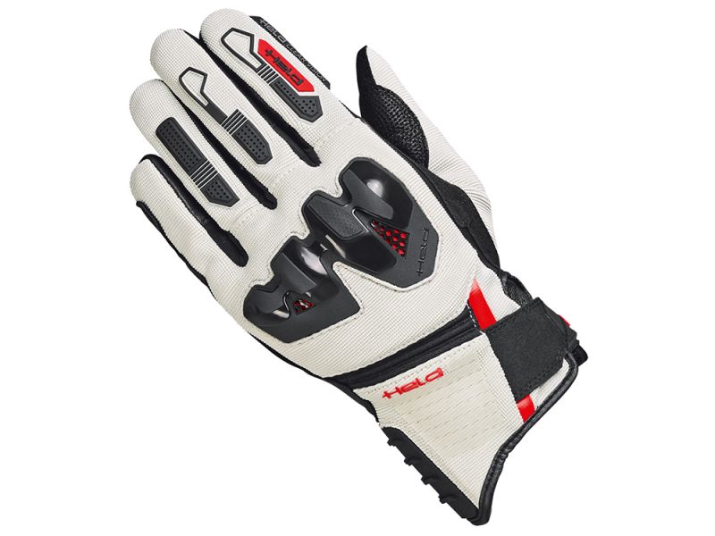 Held Sambia 2 Adventure Motorradhandschuhe (schwarz / grau / rot)-8