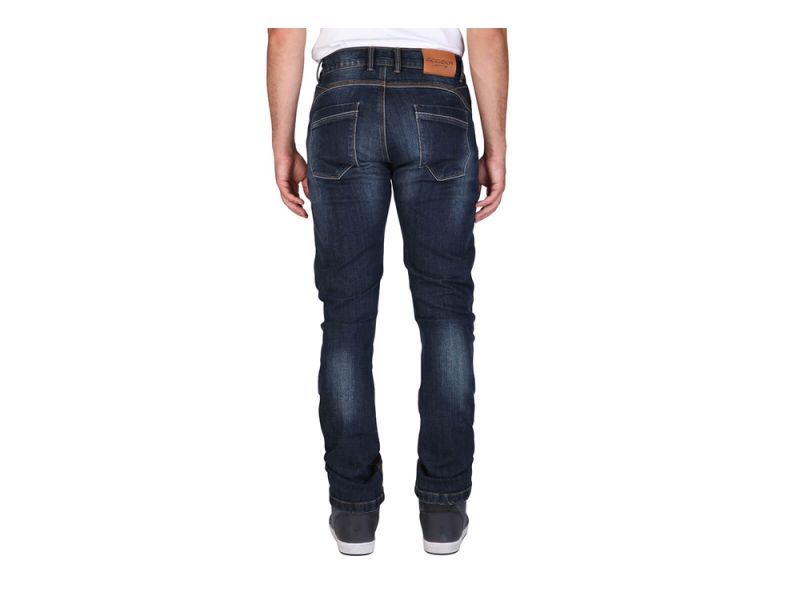 Modeka Glenn II motorjeans (kort | donkerblauw)