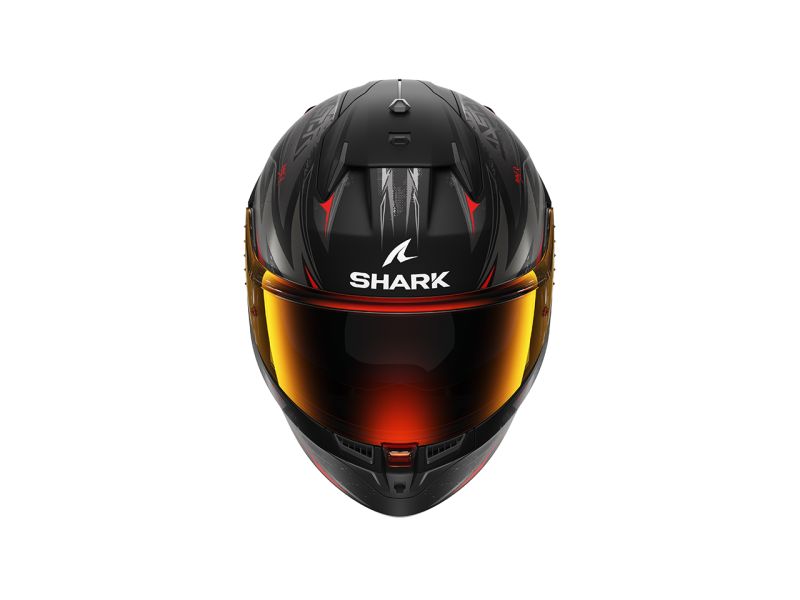 Shark D-SKWAL 3 Blast-R Integralhelm (schwarzmatt/anthrazit/rot)