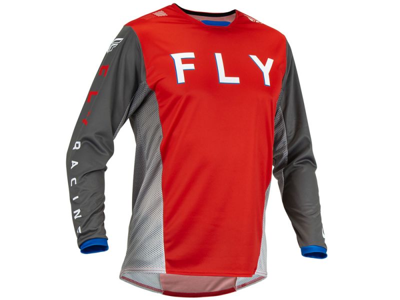 FLY Racing Kinetic Kore Cross Jersey (rot / grau)