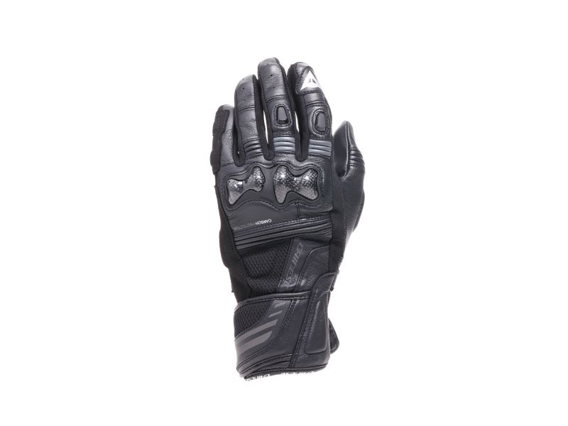 Dainese Reacto Carbon Lang Motorradhandschuhe Damen (Schwarz/Anthrazit)