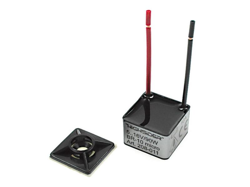 P&W Knipperlichtrelais Highsider digitaal BR10-micro 5-16V / 1-90W