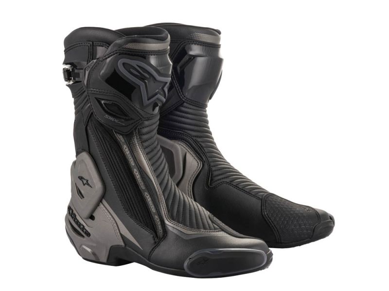 Alpinestars S-MX Plus v2 motorlaarzen (zwart/grijs)