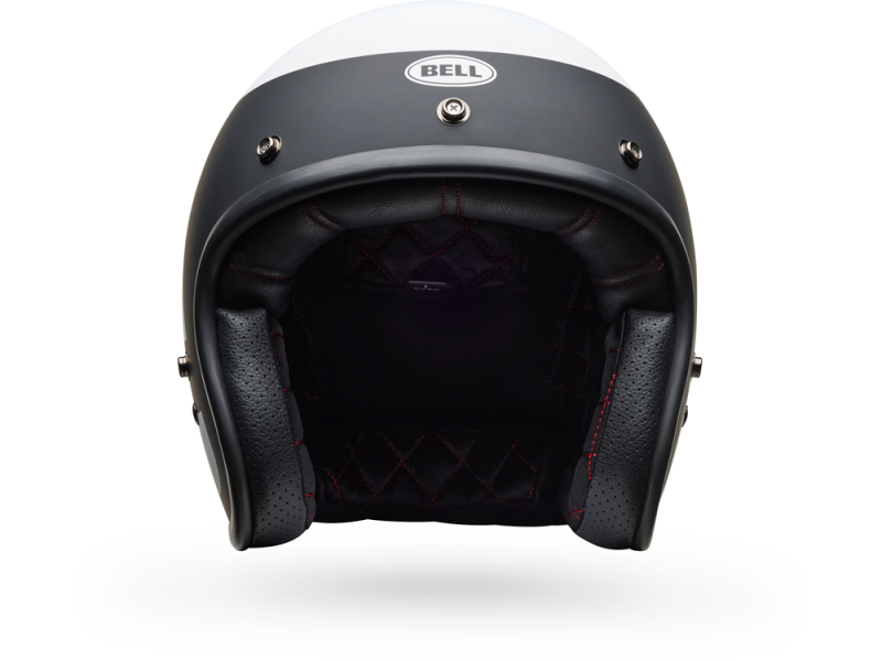 Bell Custom 500 Parlor Jethelm (Schwarzmatt/Weiß)