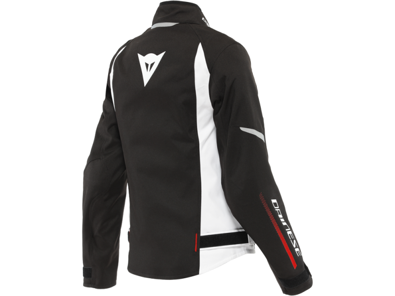 Dainese Veloce D-Dry motorjas dames (zwart / wit / rood)