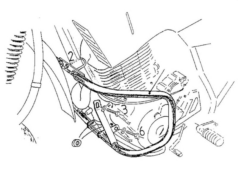 Hepco & Becker Crash bar Yamaha XT 600 E / K (1990-1994)