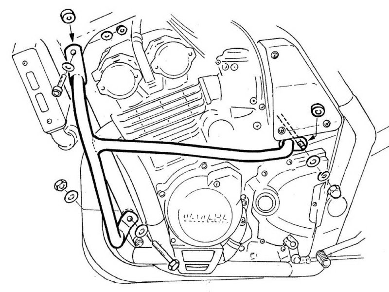 Hepco & Becker Valbeugel Yamaha FZS 600 / Fazer (1998-2004)