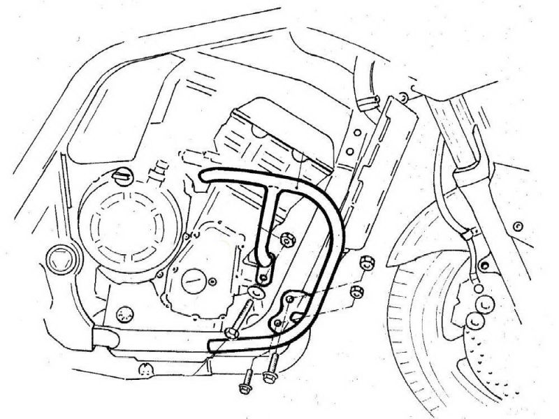 Hepco & Becker Crash bar Yamaha FZS 1000 Fazer