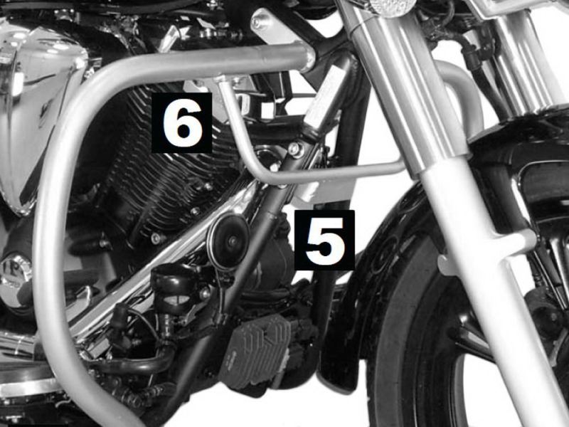 Hepco & Becker Crash bar Yamaha XVS 950 A Midnight Star (chroom)