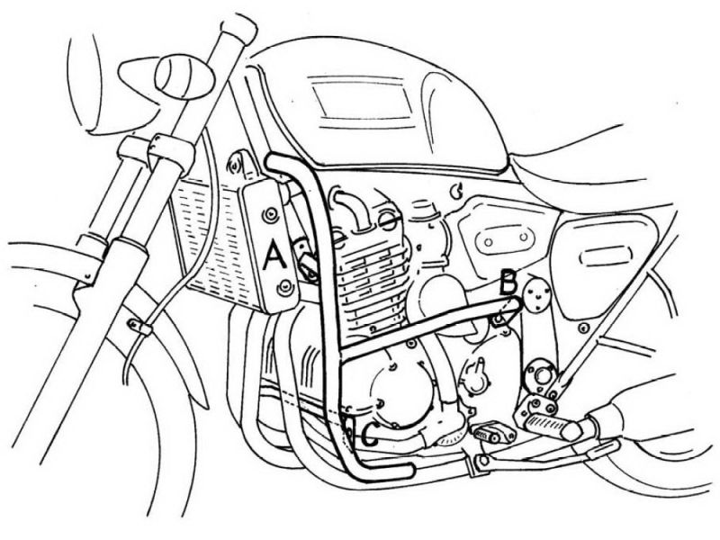 Hepco & Becker Valbeugel Triumph Legend TT / Thunderbird