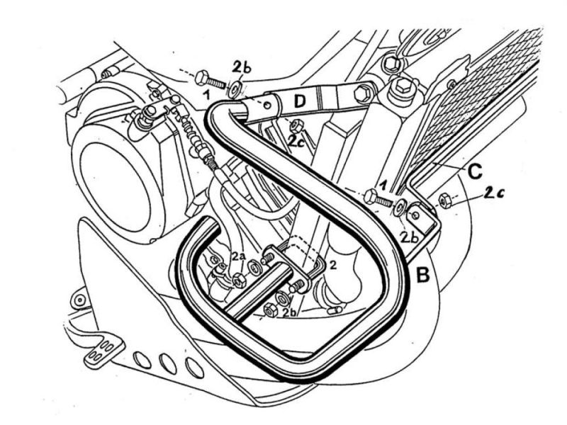 Hepco & Becker Crash bar Yamaha XTZ 750 Super Ténéré (wit)