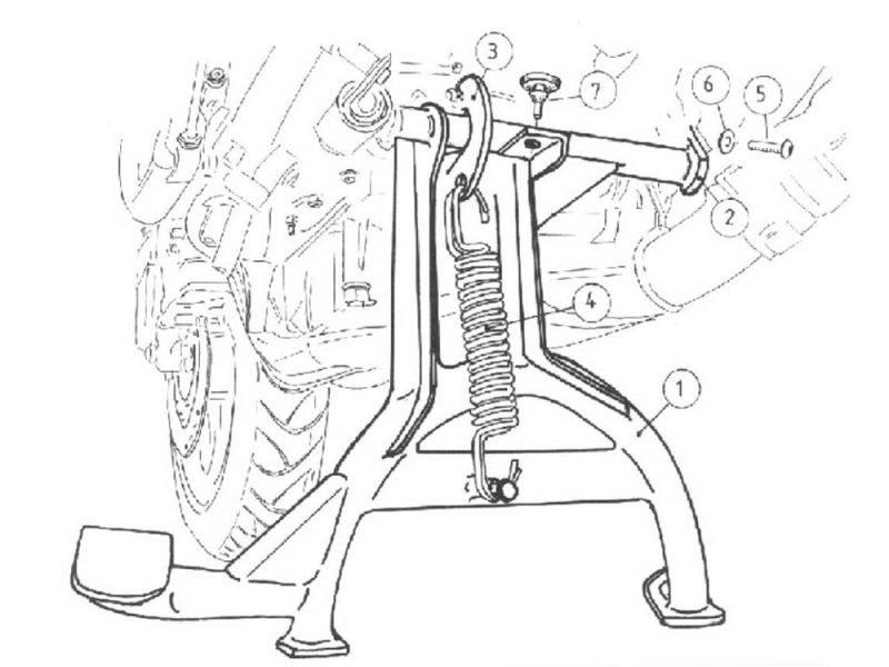 Hepco & Becker Hoofdstandaard Honda CBF 600 (2004-2007)