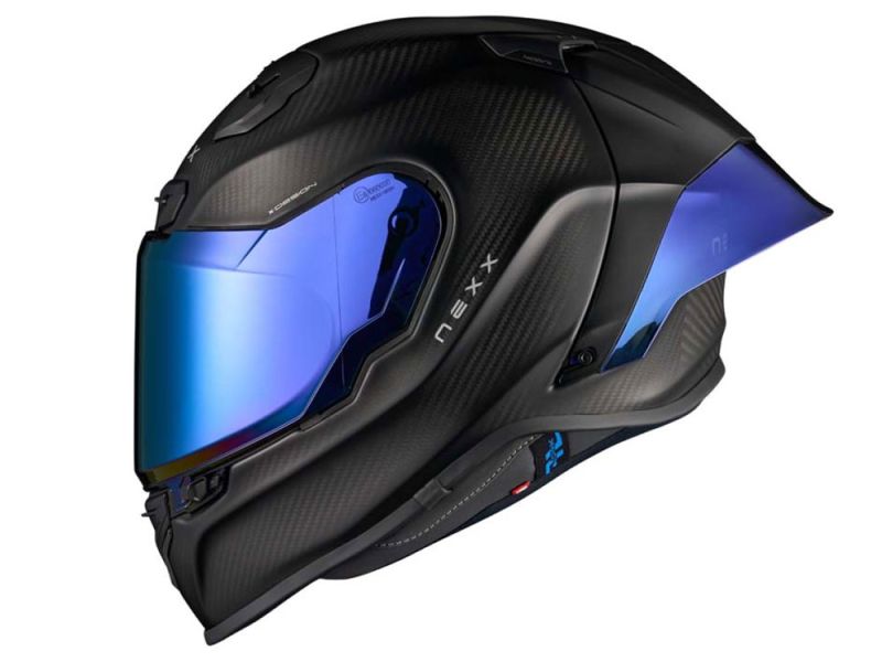 Nexx X.R3R Motorrad Integralhelm (carbon / blau)