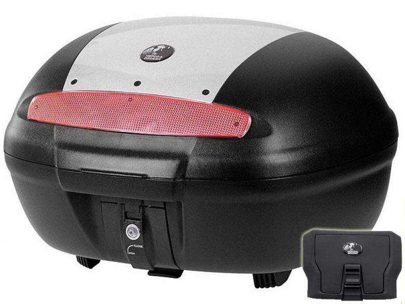 Hepco & Becker Journey TC 50 incl. adapterplaat Topcase (zilver)