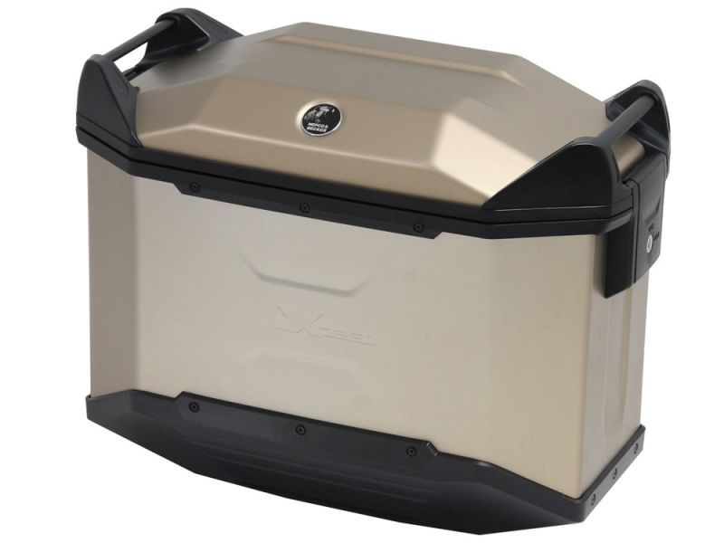 Hepco & Becker XCEED 38 Motorfiets zijkoffer (titanium / links)