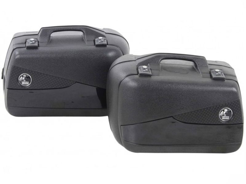 Hepco & Becker Junior Flash 40 motorfiets zijkofferset (zwart)