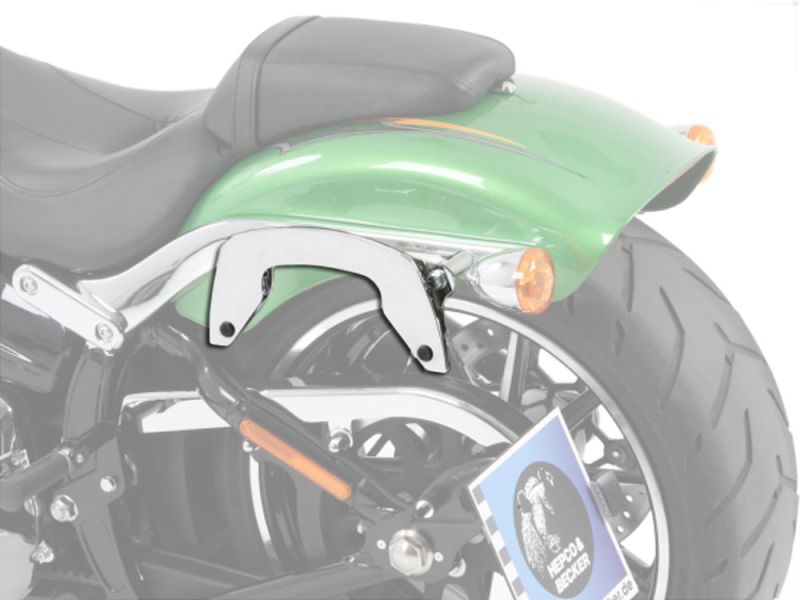 Hepco & Becker C-Bow zadeltas houder Harley Davidson Softail Breakout (chroom)