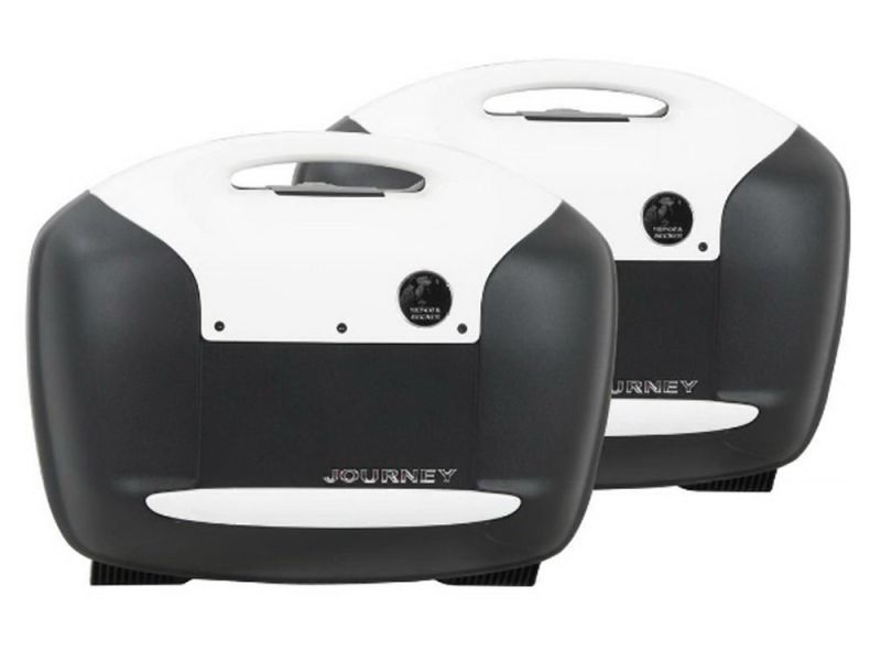 Hepco & Becker Journey 42 (witte editie) motorfiets zijkofferset