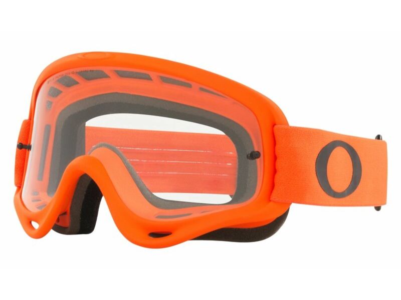 Oakley O-Frame motorbril (helder | oranje)