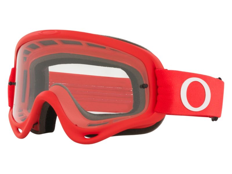 Oakley O-Frame Motorcross Goggles Transparant (Rood)