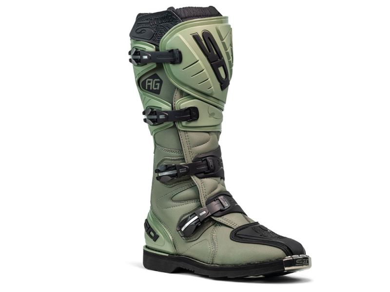 Sidi Agueda Motorradstiefel (army / schwarz)