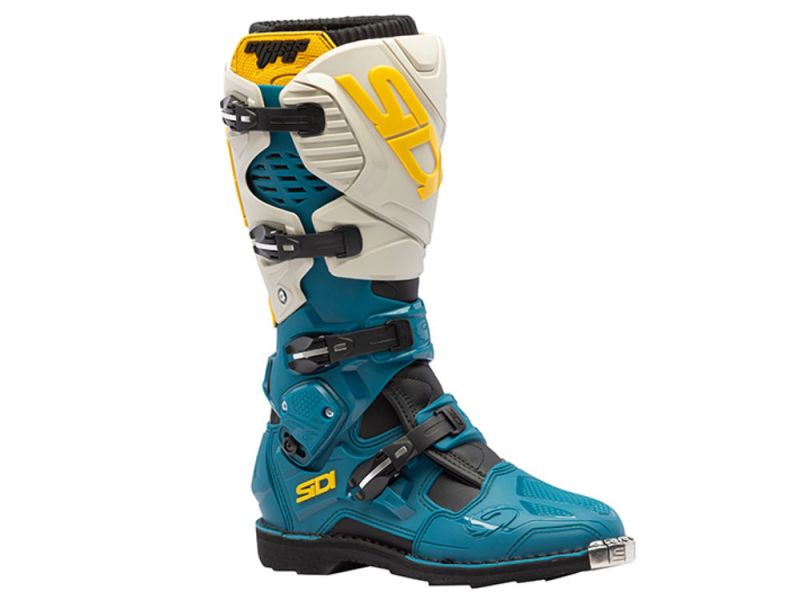 Sidi Crossfire 3 Motorradstiefel (sand / blau)