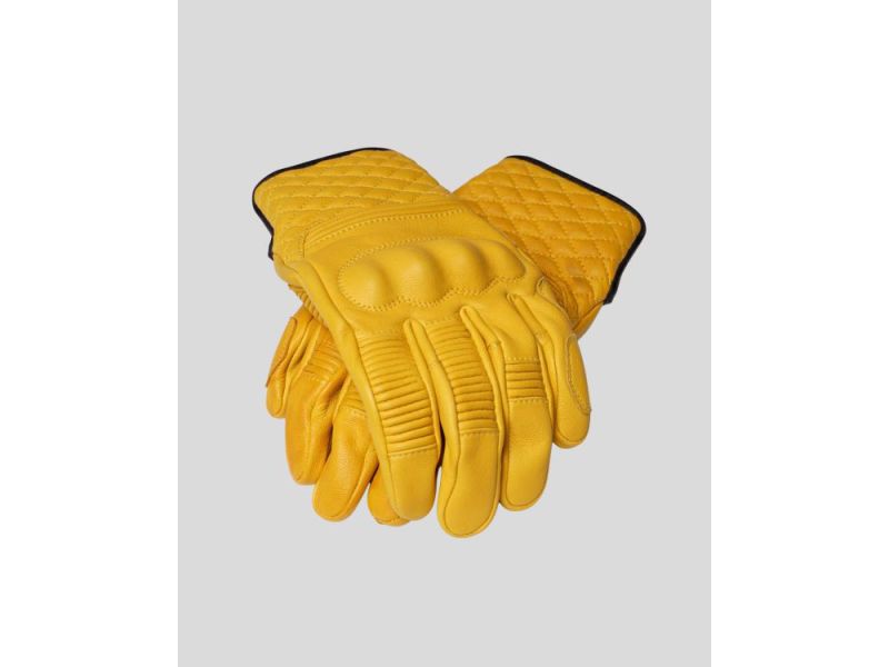 Rokker Tucson Motorradhandschoenen voor Heren (Geel)