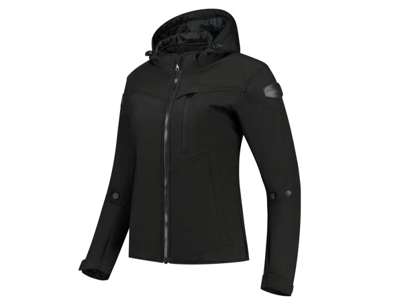 Rusty Stitches Ann Motorradjacke Damen (schwarz)