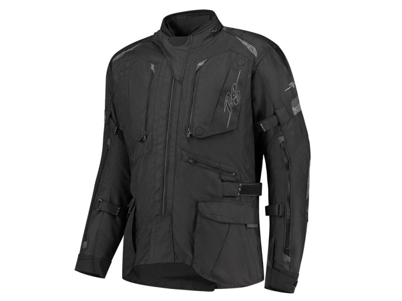 Rusty Stitches Cliff Motorradjacke Herren (schwarz)