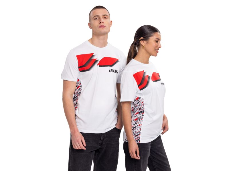 Yamaha 70th. Anniversary T-Shirt (Weiß/Rot)