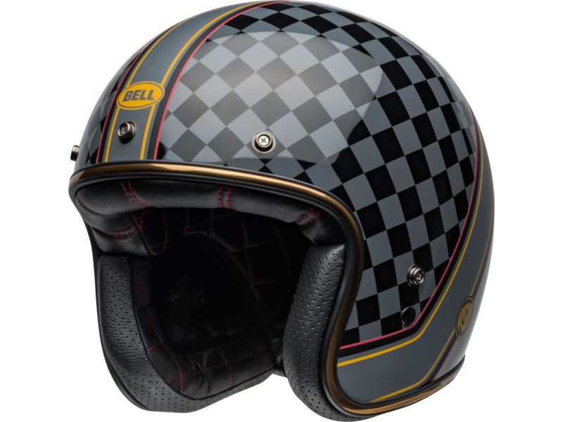 Bell Custom 500 RSD Wreakers Jethelm ohne Visier (Schwarz/Grau/Gold)