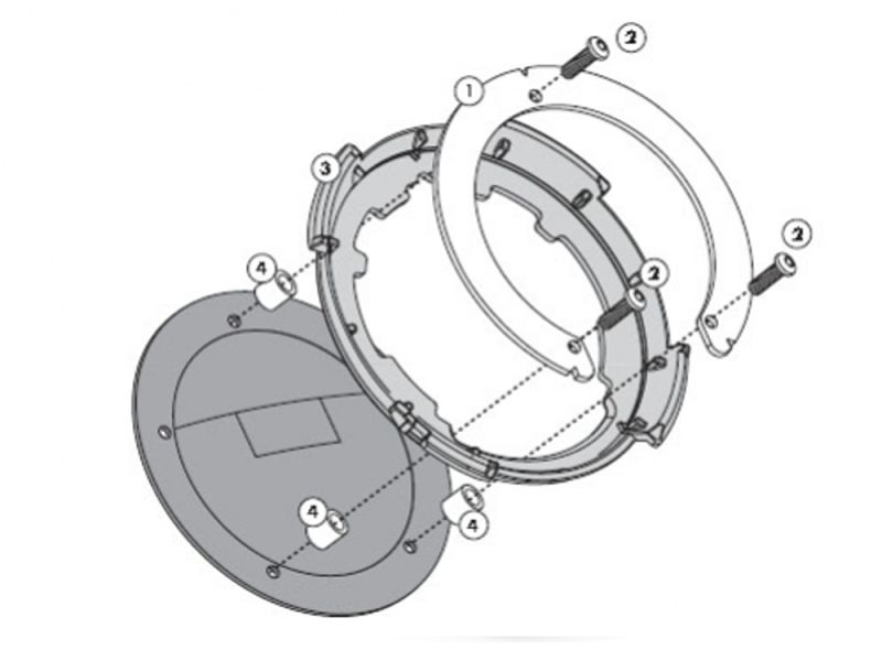 GIVI TankLock Mounting Honda CRF 1000 L Africa Twin (2016-)