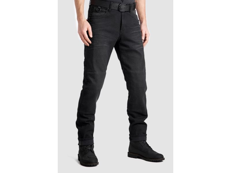 Pando Moto Boss DYN 1 Slim Fit Motorradhose (Schwarz)