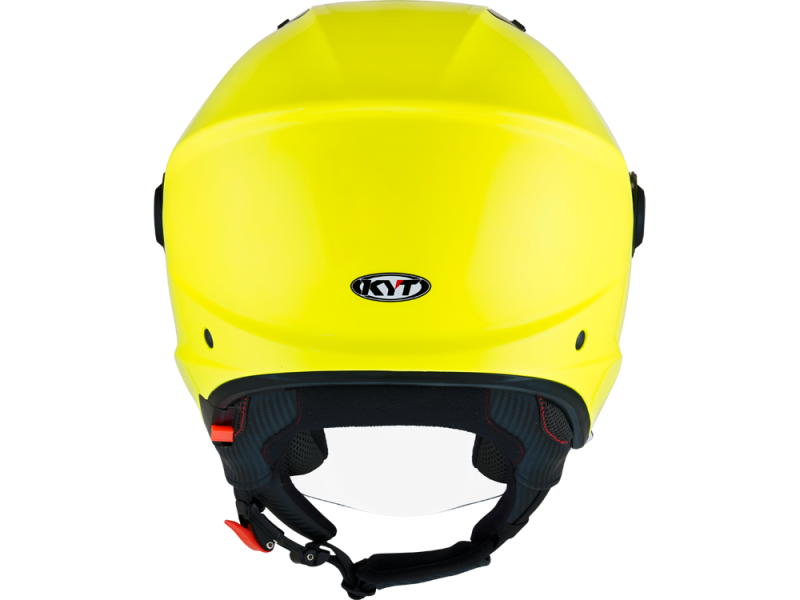 KYT D-City Plain Yellow E06 Motorradhelm (Fluogelb)