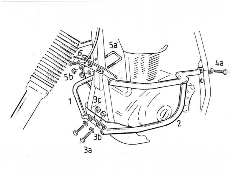 Hepco & Becker Crash bar Suzuki DR 650 R (1992-1994 zwart)
