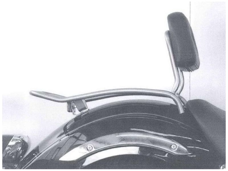 Hepco & Becker Solorack met rugleuning Yamaha XVS 125 / 250 DragStar (2001-2004)