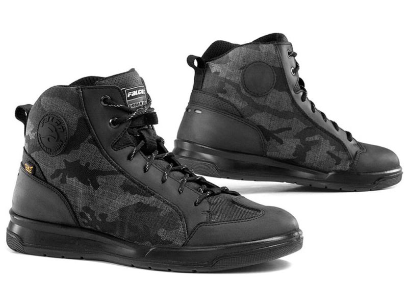 Falco Pyro 2 Motorradschuhe Herren (schwarz/camouflage)