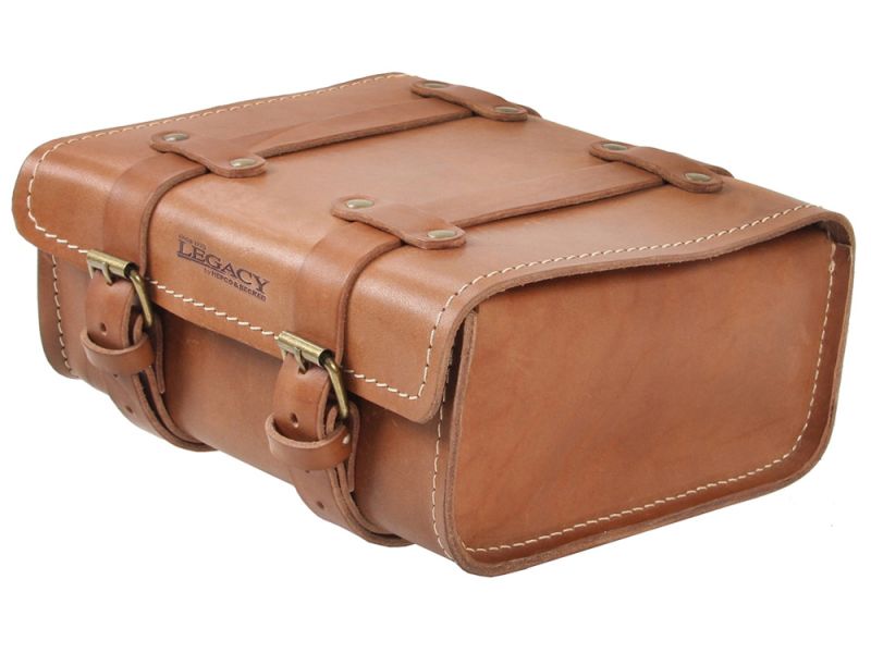 Hepco & Becker Legacy Leather staarttas (lichtbruin)