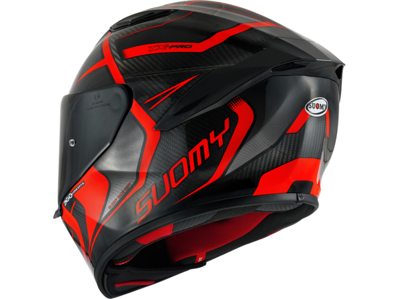 Suomy TX-Pro Carbon Advance volgelaatshelm (zwart / carbon / rood)