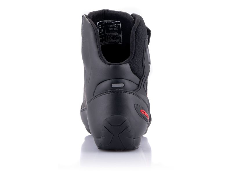 Alpinestars Faster 3 Rideknit Motorradschuhe Herren (schwarz/anthrazit/rot)