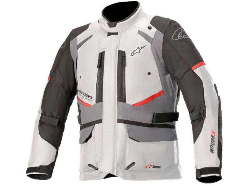 Alpinestars Andes V3 Drystar motorjas (wit/grijs)