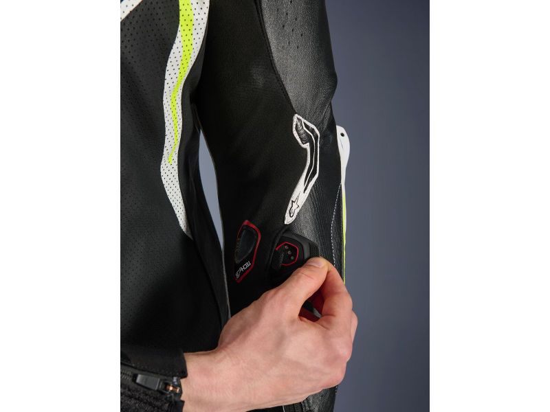 Alpinestars GP Tech V5 Motorradlederkombi 1tlg. (Schwarz/Weiß/Gelb)