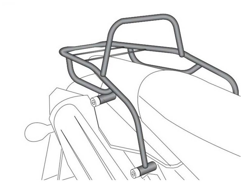 Hepco & Becker Bagagerek Honda CB 500 Four (1971-1978 | chroom)