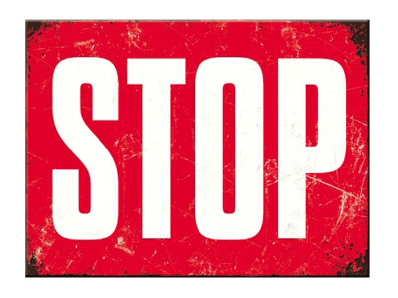 Nostalgic-Arts Stopmagneet (6x8cm)