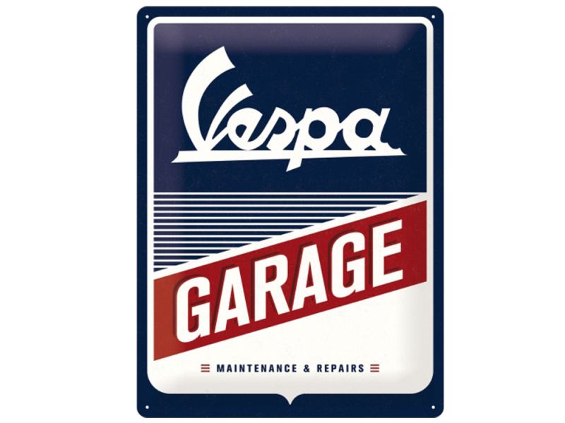 Nostalgic-Arts Vespa Garage tinnen bord (30x40cm)
