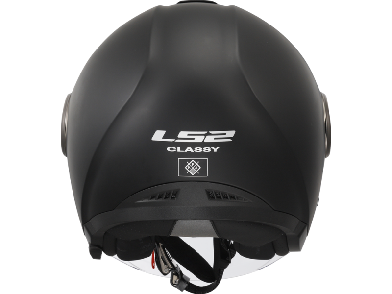 LS2 OF620 Classy Solid Motorradhelm (Schwarzmatt)