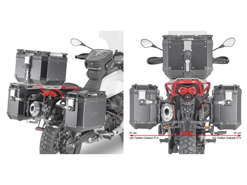 Givi Motoguzi V85TT Draag systeem