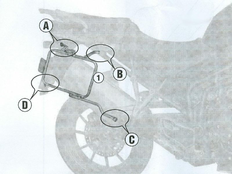 GIVI Monokey bagagedrager PLR (afneembaar) Triumph Tiger 1200 Explorer (2012-)