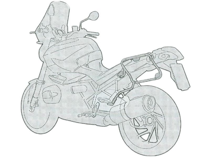 GIVI Monokey bagagedrager PLR (afneembaar) Triumph Tiger 1050 Sport (2013-)